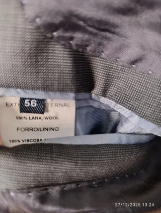 Traje Caramelo gris hombre