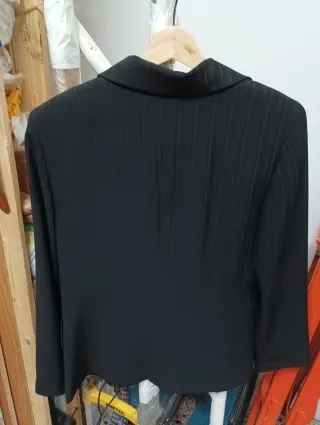 Blazer Alberto Fabiani Negro Rayas