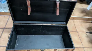 Baúl decorativo mapa del mundo