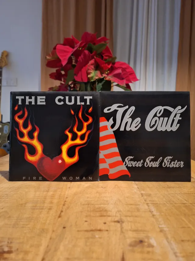 2 singles The Cult: Fire Woman / Sweet Soul Sister
