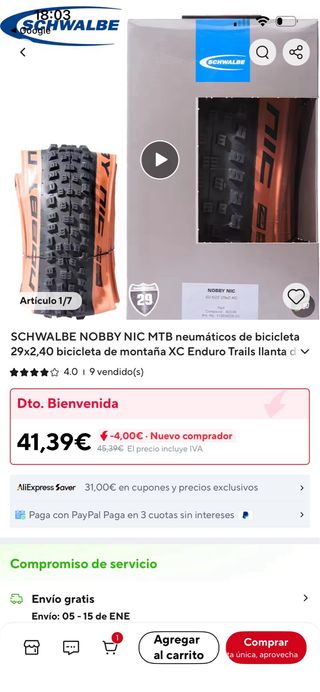 Cubierta MTB 29x2.25 RICK XC PRO TLR