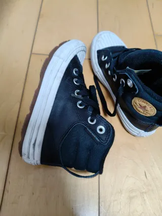 Botas Converse niño negras