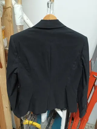 Blazer Negro Zero Basic Hombre