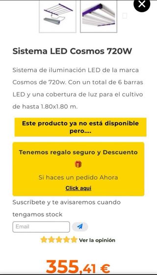 Panel LED Cosmos 720W