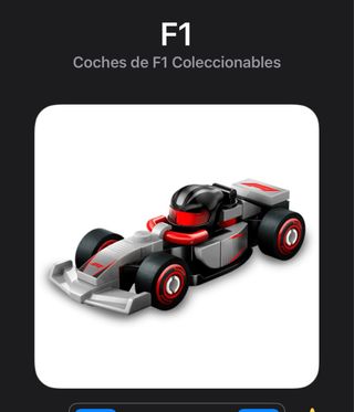 Mini Coche F1 Lego F1 cambio -Mac Larens o Wiliams