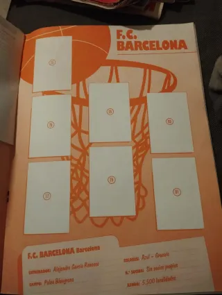 Álbum Baloncesto Bollycao Vintage