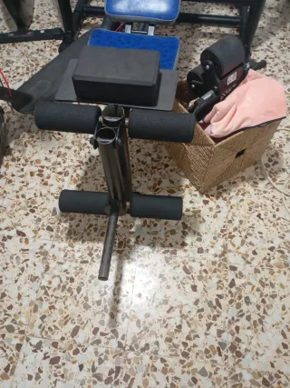 Banco de pesas multifunción se regalan pesas