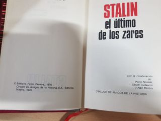 6 Libros Gestapo, procesos y Stalin