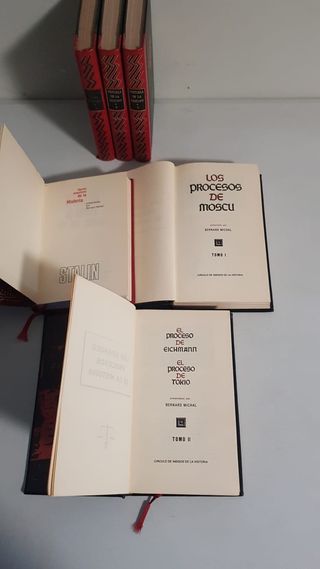 6 Libros Gestapo, procesos y Stalin