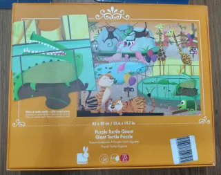 Puzzle Táctil Janod Animales Zoo