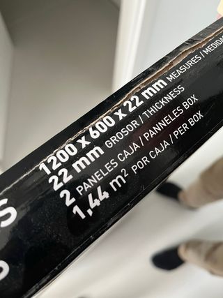 6 Paneles Acústicos Madera 120x60