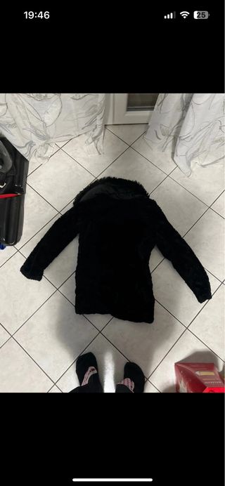 Pelliccia nera donna