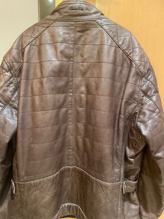 Cazadora reversible Massimo Dutti Piel Marrón L