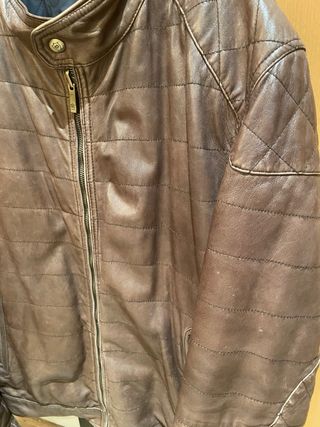Cazadora reversible Massimo Dutti Piel Marrón L