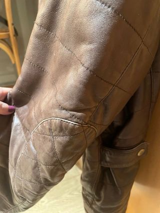 Cazadora reversible Massimo Dutti Piel Marrón L