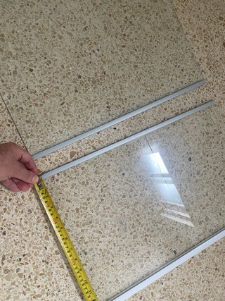 Una bandeja de cristal de combi LG