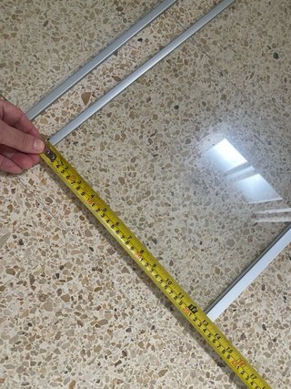 Una bandeja de cristal de combi LG