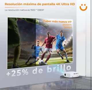 Proyector Yaber 9500L 4K Wi-Fi Bluetooth