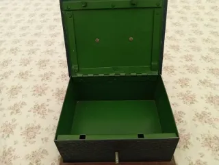 Caja Fuerte Antigua Metálica con Llave