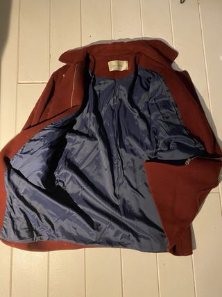 Abrigo Bimba & Lola vintage premium rojo retro