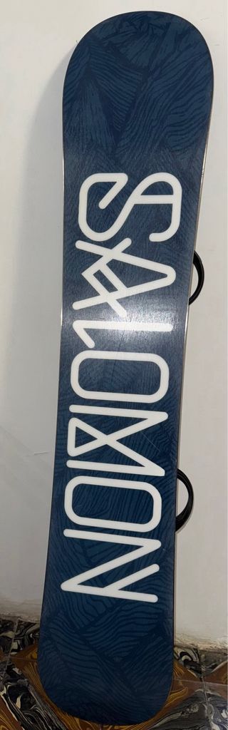 Tabla Snowboard Salomon 158 + Fijaciones y Funda.