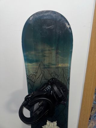 Tabla Snowboard Salomon 158 + Fijaciones y Funda.