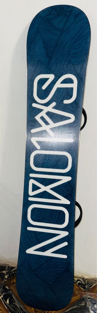 Tabla Snowboard Salomon 158 + Fijaciones y Funda.