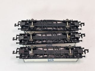 Escala N  3 portacontenedor 2 ejes Seatrain 40' DB