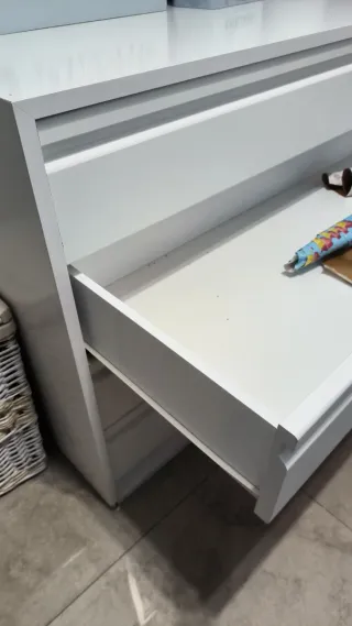 Cajonera de armario blanca medida un metro