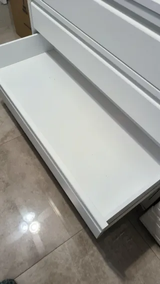 Cajonera de armario blanca medida un metro