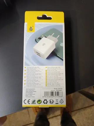 Cargador Doble USB 12W BASIC