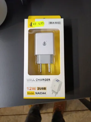 Cargador Doble USB 12W BASIC