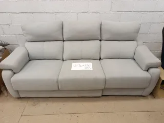 Sofá 3 plazas deslizante y cabeceros reclinables