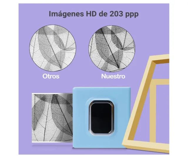 Mini Impresora Fotográfica Portátil Con Bluetooth