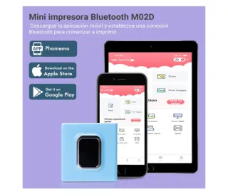Mini Impresora Fotográfica Portátil Con Bluetooth