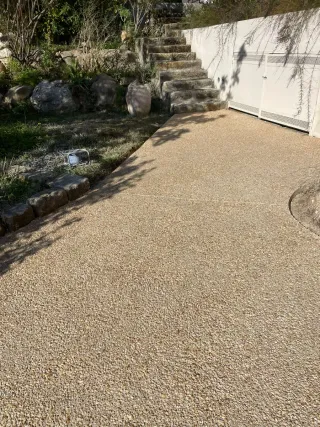 Hormigón árido visto