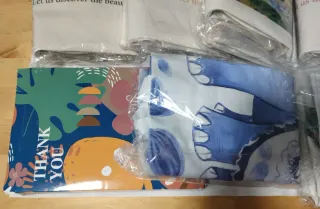 Lotto borse tela fantasia