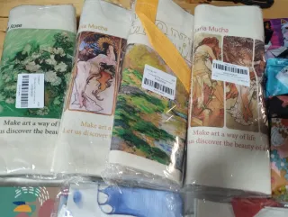 Lotto borse tela fantasia