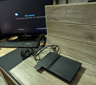 Sony PS2 PlayStation 2 Slim SCPH-77004 PAL + NTSC