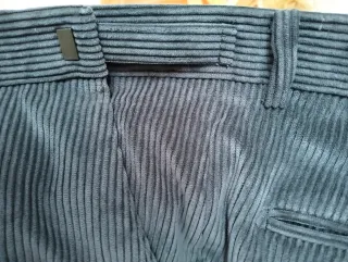 Pantalón de pana azul marino para caballero