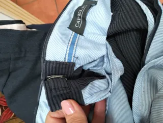 Pantalón de pana azul marino para caballero