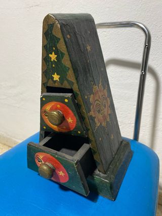 Joyero de Madera con Dibujos de Lunas