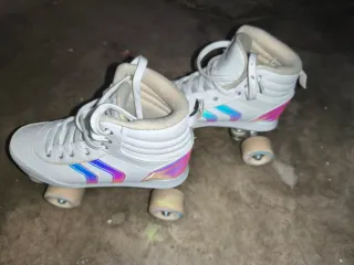 Patines Oxelo blancos 4 ruedas