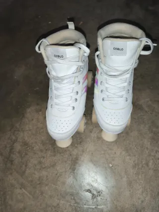 Patines Oxelo blancos 4 ruedas