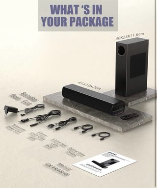 Barra de Sonido TV con Subwoofer NUEVO