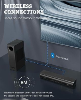 Barra de Sonido TV con Subwoofer NUEVO