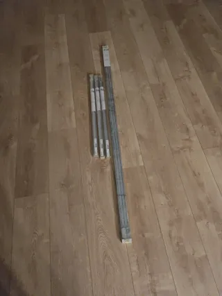 Rieles Cortina IKEA KVARTAL 60cm 3 uds y 140 1 ud