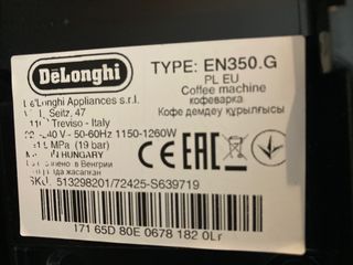 Cafetera Nespresso Expert Delonghi EN350G