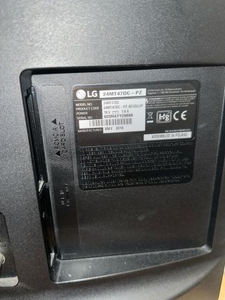 Televisor LG 24 Negro