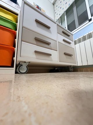 Cómoda gran capacidadjuvenil 6 cajones 103x83x54cm